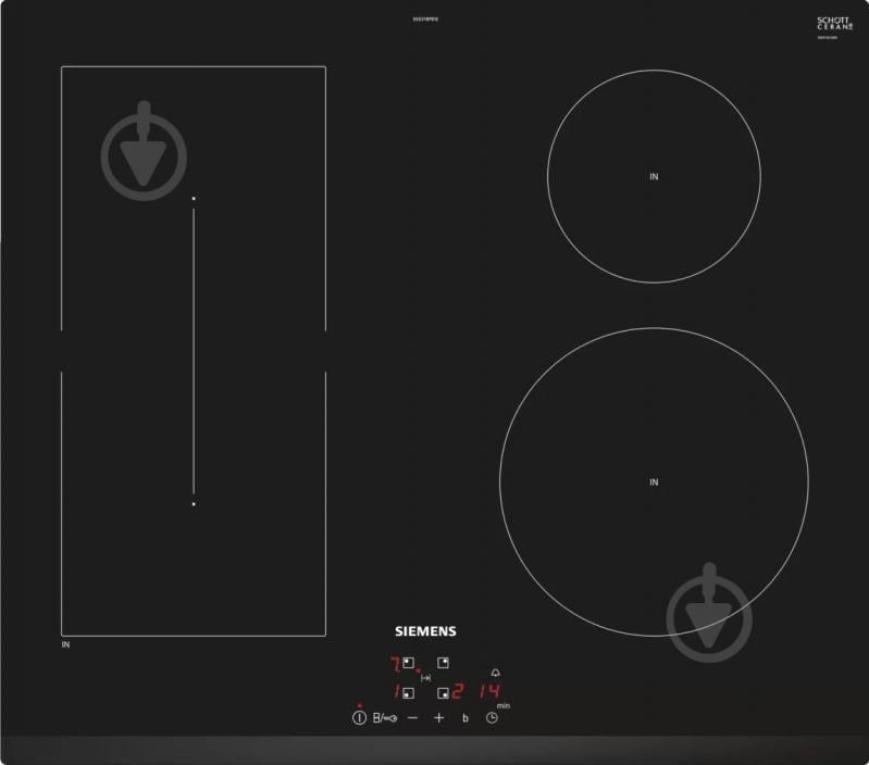 Варочная поверхность индукционная Siemens EE631BPB1E - фото 1 Варочная поверхность индукционная Siemens EE631BPB1E - фото 1