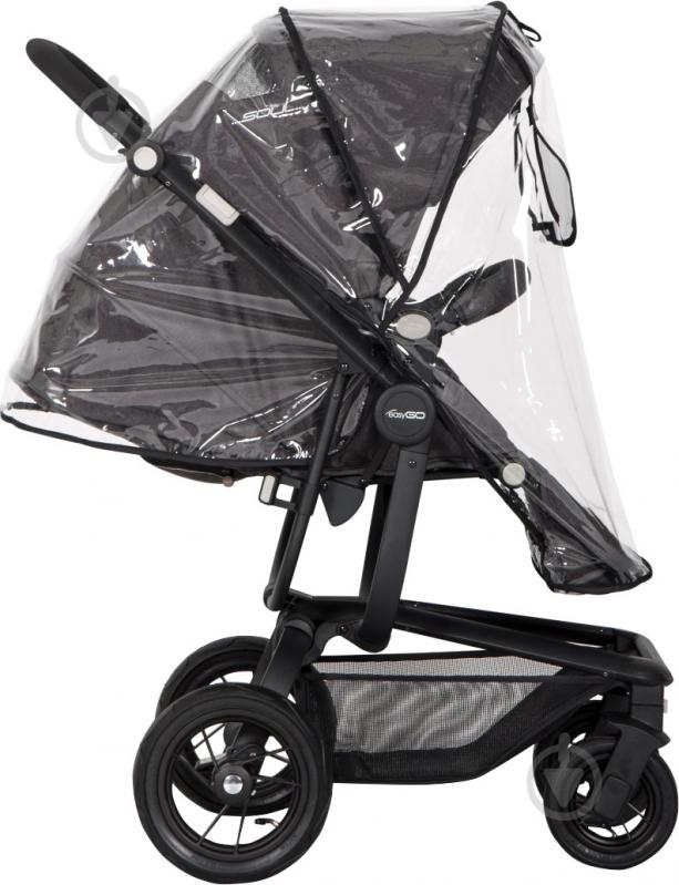 Коляска універсальна EasyGo 2 в 1 Soul anthracite 6240 - фото 7