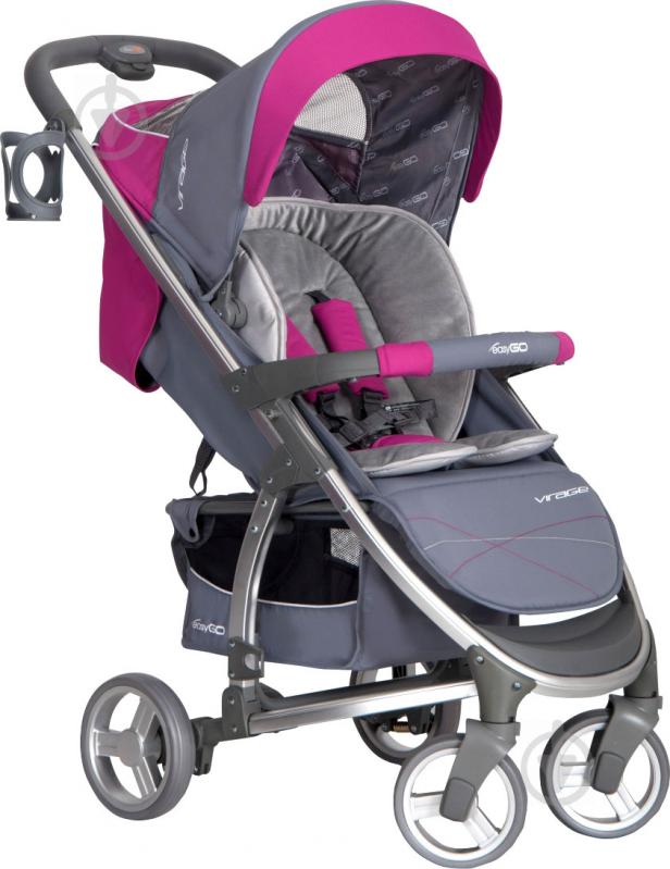 Коляска прогулянкова EasyGo Virage fuchsia 5007 - фото 1