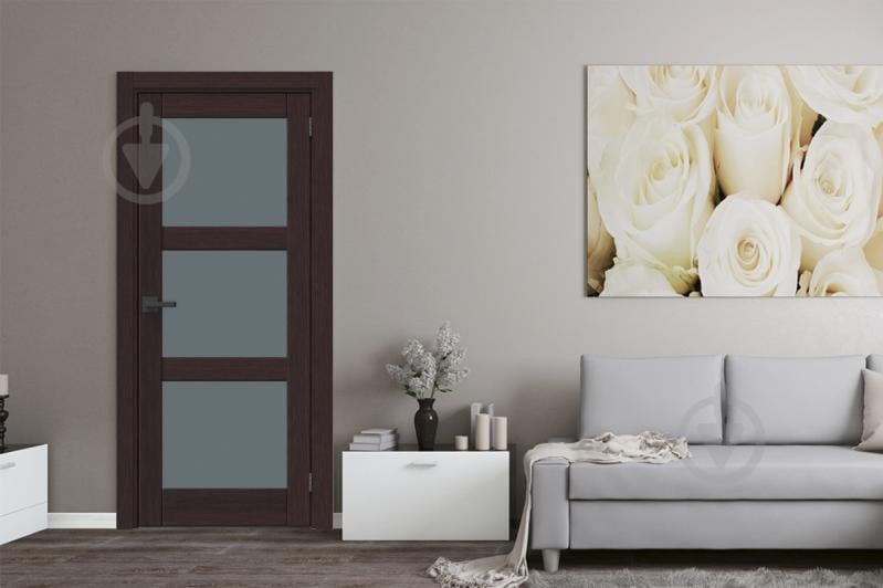 Дверное полотно IN WOOD Standart St-1.4 800 мм шпон коричневый - фото 2