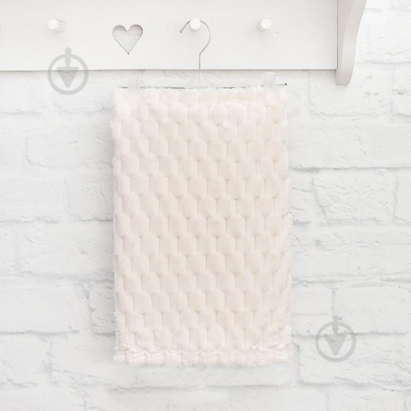 Плед Blanka Соти 75x85 см бежевий - фото 2 Плед Blanka Соти 75x85 см бежевий - фото 2