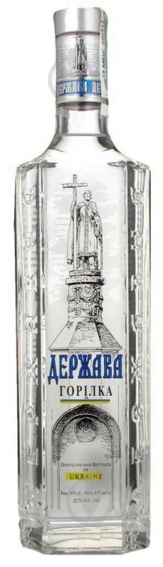 Водка ДЕРЖАВА в коробке 0,75 л - фото 2
