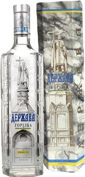 Водка ДЕРЖАВА в коробке 0,75 л - фото 1