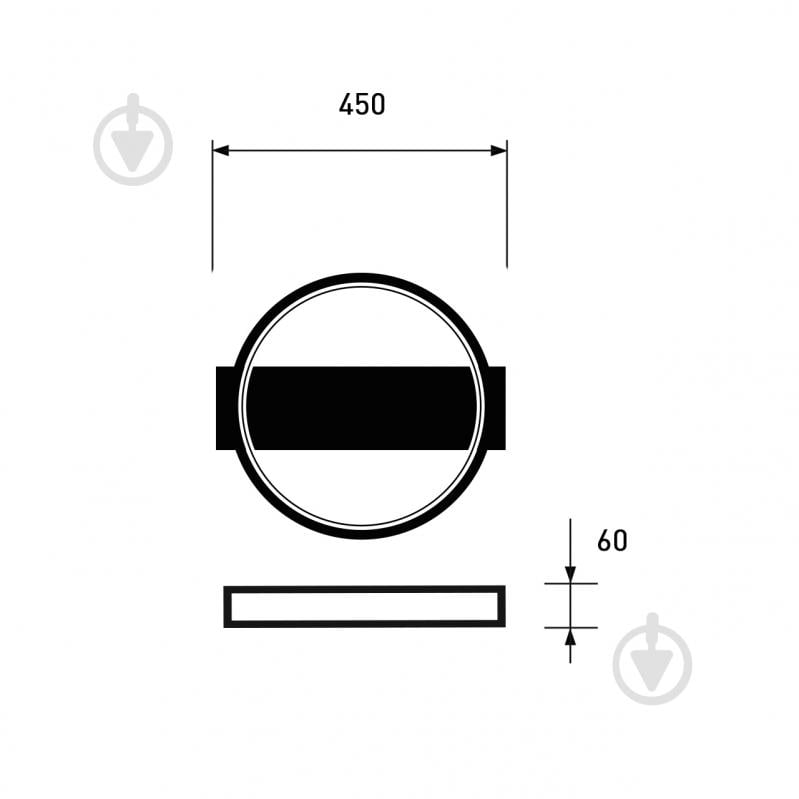 Люстра світлодіодна Eurolamp 72 Вт без цоколя білий LED-LR-72-A43(white) - фото 4