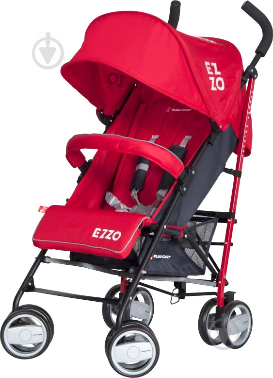 Коляска-трость Euro-Cart Ezzo scarlet 5171 - фото 1