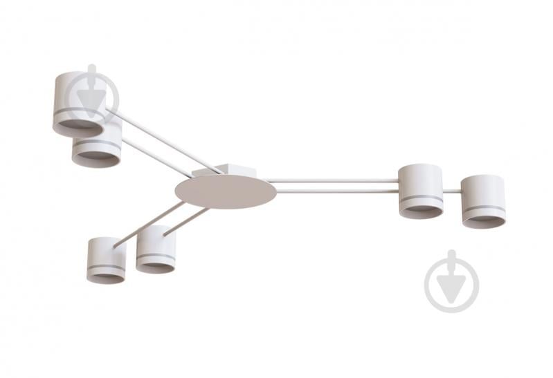 Люстра потолочная Hopfen STARK CL-6-133 6xGX53 WH 6xGX53 белый - фото 1