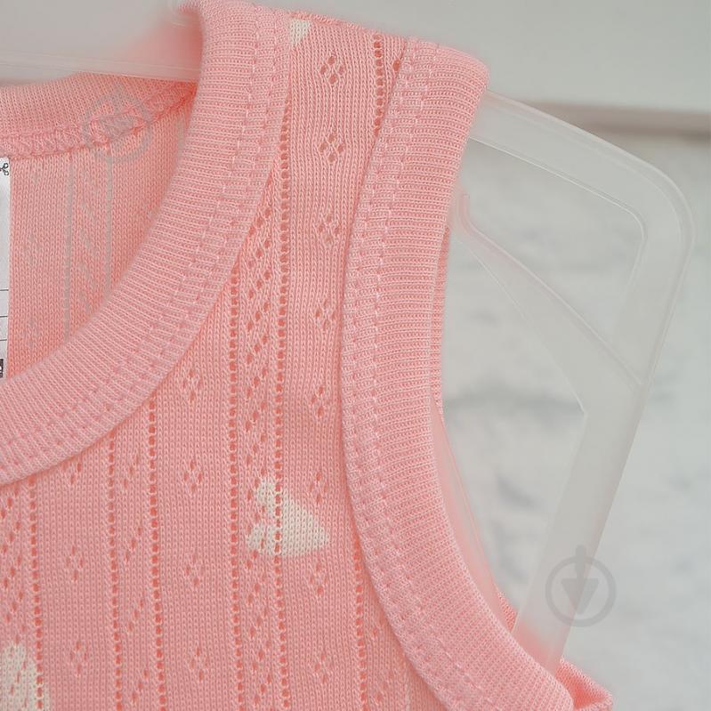 Боді-майка для дівчинки Blanka Сердечко р.80-86 рожевий 110808 - фото 2 Боді-майка для дівчинки Blanka Сердечко р.80-86 рожевий 110808 - фото 2