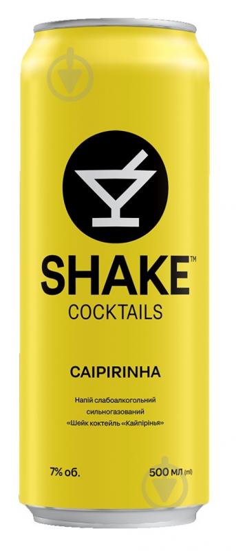 Слабоалкогольний напій Shake Caipirinha сильногазований 0,5 л - фото 1