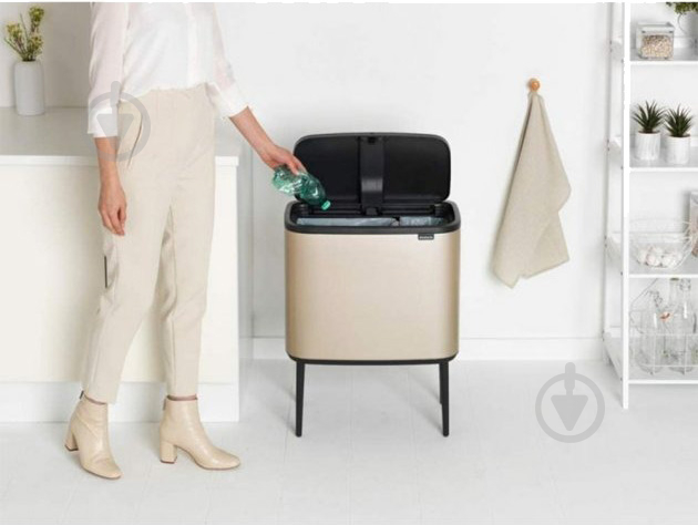 Відро для сміття Brabantia Pedal Bin 11+23 л (304620) - фото 8