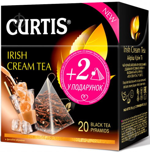 Чай черный Curtis Irish Cream Tea 22 шт. 36 г - фото 1