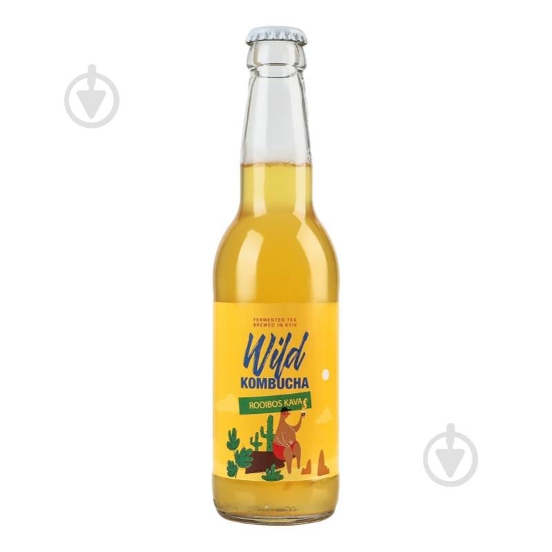 Комбуча Kombucha Wild Ройбуш Кофе 0,33 л - фото 1 Комбуча Kombucha Wild Ройбуш Кофе 0,33 л - фото 1