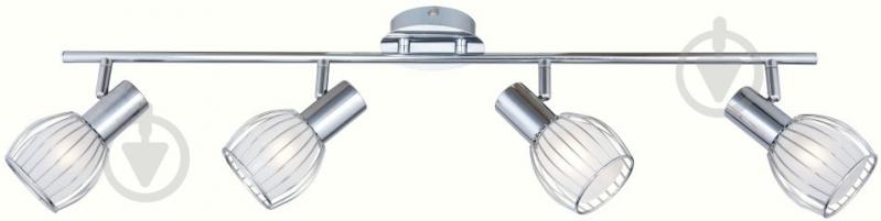 Спот Globo Colubris 4x40 Вт E14 хром 54531-4 - фото 1 Спот Globo Colubris 4x40 Вт E14 хром 54531-4 - фото 1