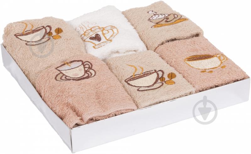 Набор салфеток Lares Soft 30x50 см кофе Arya - фото 1