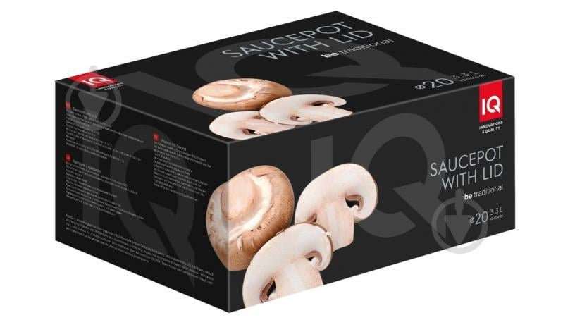 Каструля з кришкою IQ Be Traditional 3.3 л (IQ-2046-20) - фото 5 Каструля з кришкою IQ Be Traditional 3.3 л (IQ-2046-20) - фото 5