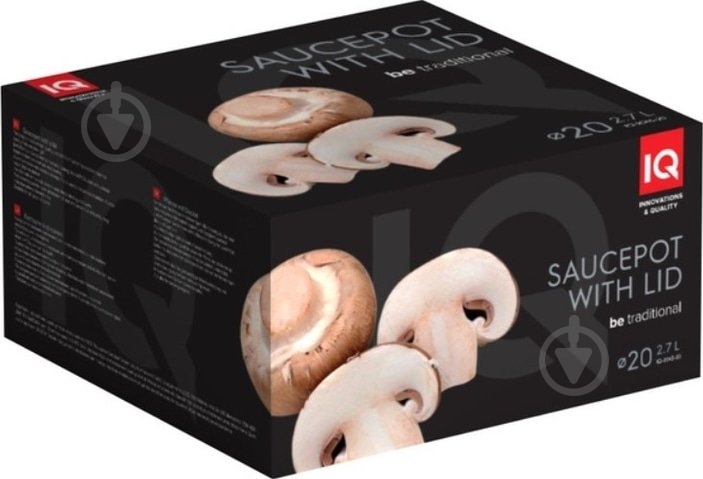 Каструля з кришкою IQ Be Traditional 2.7 л (IQ-2045-20) - фото 6