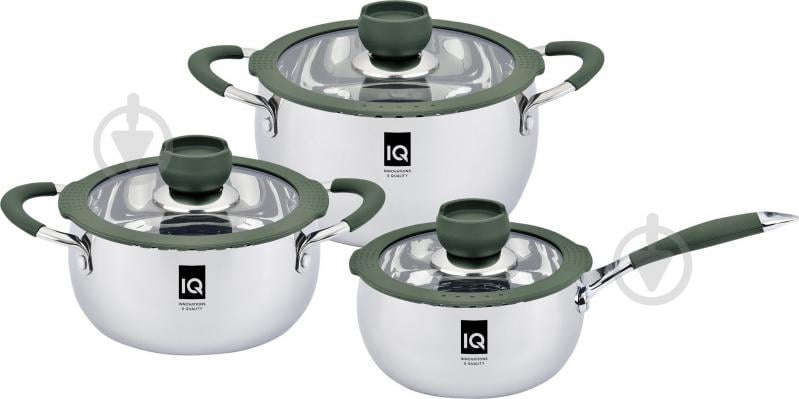Каструля з кришкою IQ Be Trendy 5.7 л (IQ-2044-24) - фото 6 Каструля з кришкою IQ Be Trendy 5.7 л (IQ-2044-24) - фото 6
