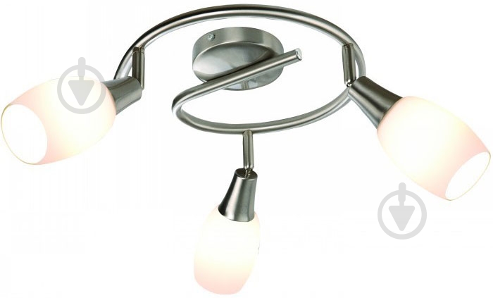 Спот Globo Jerry 3x13 Вт E14 матовый никель 54902-3 - фото 1