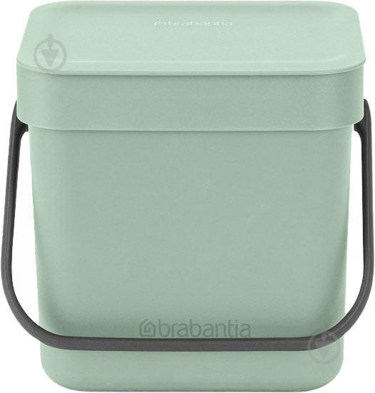 Ведро для мусора Brabantia Sort & Go 3 л Jade Green 211683 - фото 1