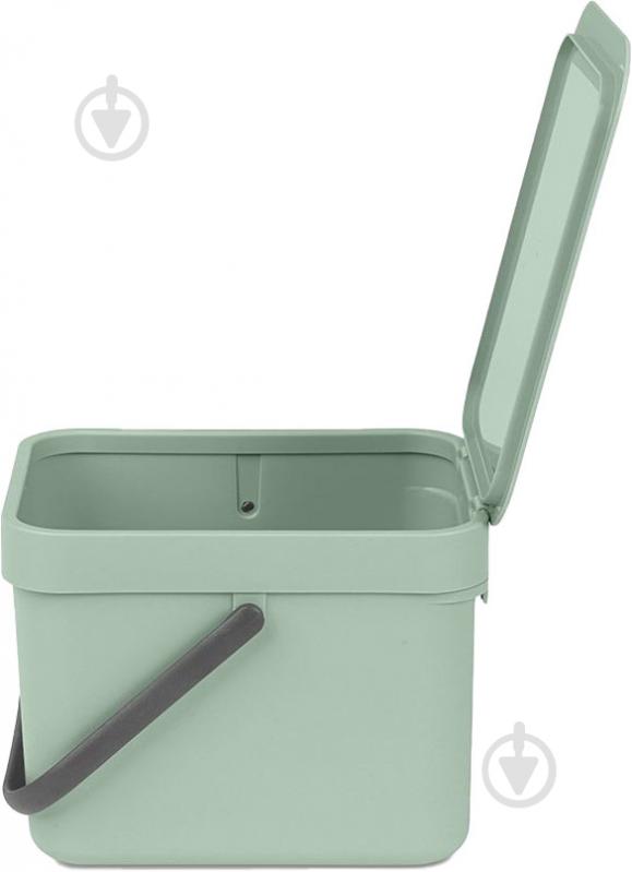 Відро для сміття Brabantia Sort & Go 6 л Jade Green 211768 - фото 2