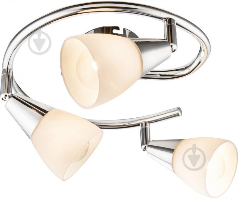 Спот Globo Tadeus 3x40 Вт E14 хром 54919-3 - фото 1