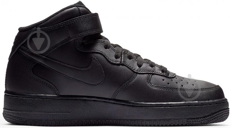 Кроссовки мужские демисезонные Nike AIR FORCE 1 MID '07 CW2289-001 р.41 черные - фото 2