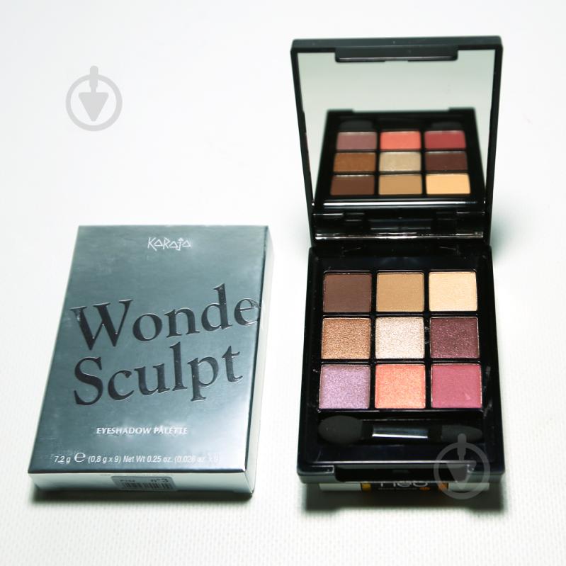 Тени для век KARAJA Wonder Sculpt 3 7,2 г - фото 2