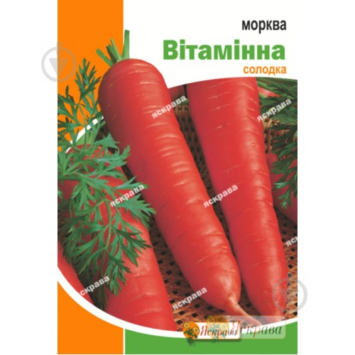 Насіння Яскрава морква Вітамінна 15 г (4823069912246) - фото 1