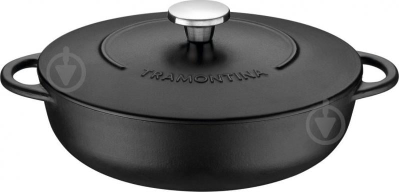 Каструля з кришкою Tramontina TRENTO 4.1 л (20804/028) - фото 1 Каструля з кришкою Tramontina TRENTO 4.1 л (20804/028) - фото 1