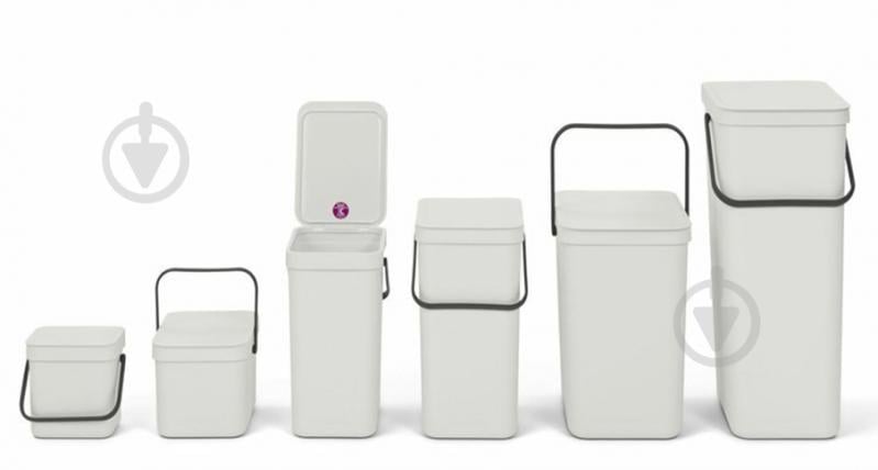 Ведро для мусора Brabantia Sort&Go 40 л (214424) - фото 4