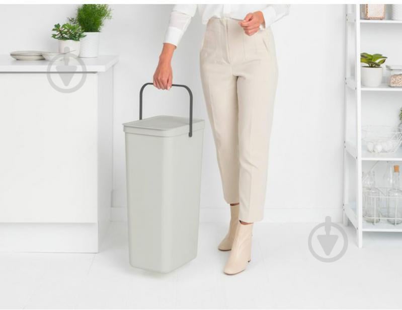 Ведро для мусора Brabantia Sort&Go 40 л (214424) - фото 7