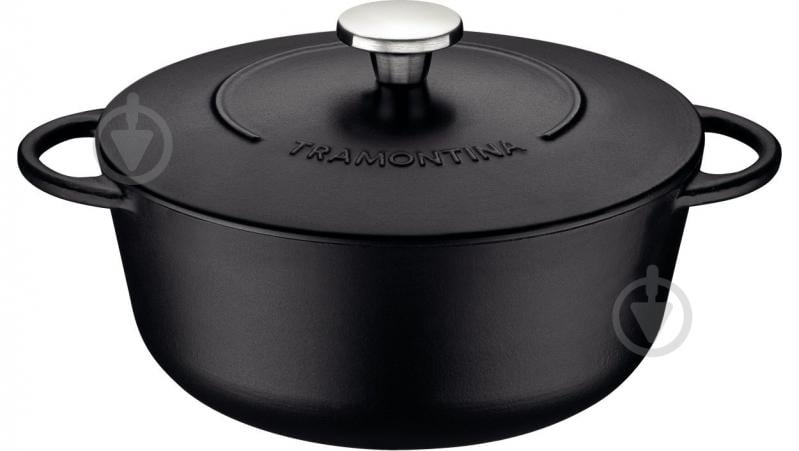 Кастрюля с крышкой Tramontina TRENTO 6 л (20805/028) - фото 1 Кастрюля с крышкой Tramontina TRENTO 6 л (20805/028) - фото 1