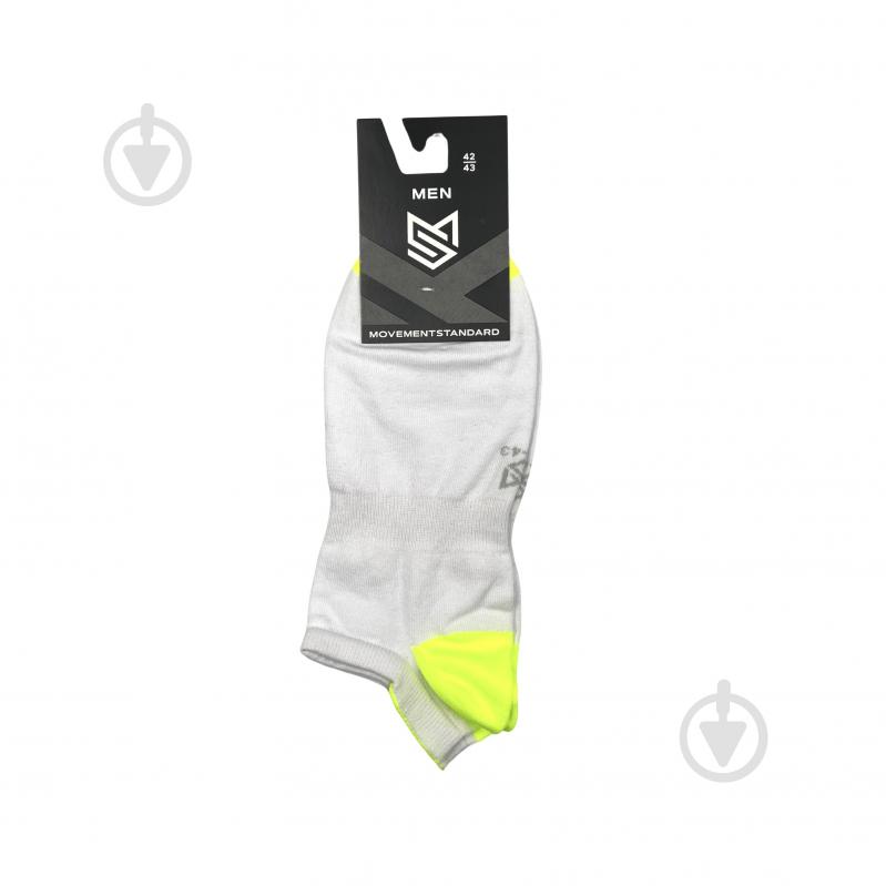 Носки мужские MovementStandard MS M0209S (ультракороткие) 00 р.44-45 бело-салатовый 1 шт. - фото 2 Носки мужские MovementStandard MS M0209S (ультракороткие) 00 р.44-45 бело-салатовый 1 шт. - фото 2