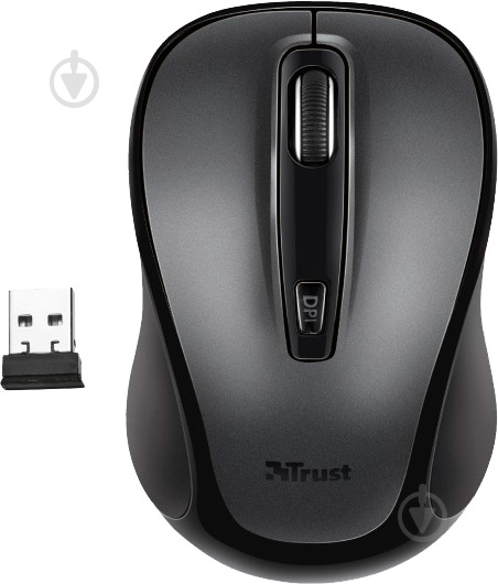 Мышь Trust Siero Silent Click Wireless 23266 black (23266) - фото 2