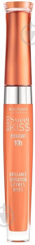 Блиск для губ BOURJOIS Sweet Kiss Gloss Gydratant 10h №01 Sand-Sation 5,7 мл - фото 1 Блиск для губ BOURJOIS Sweet Kiss Gloss Gydratant 10h №01 Sand-Sation 5,7 мл - фото 1
