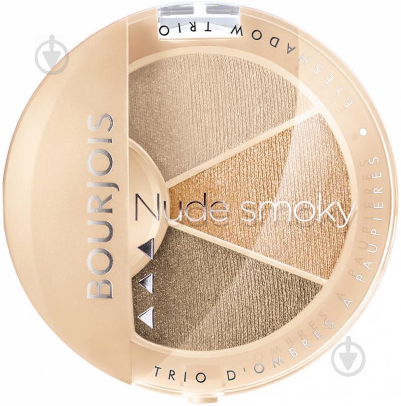 Тени для век Bourjois Trio Nude Smoky №20 sable show №20 sable show 2,3 г - фото 1