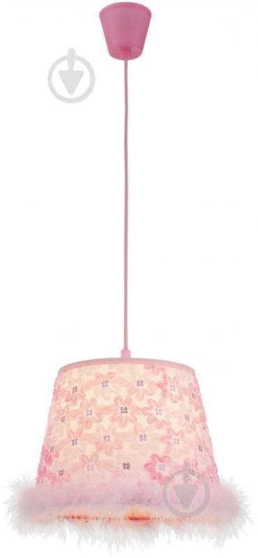 Подвес Globo 1x60 Вт E27 розовый 15720 - фото 1