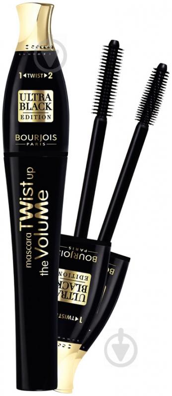 Туш для вій Bourjois Twist Up The Volume Ultra Black Edition чорний - фото 1