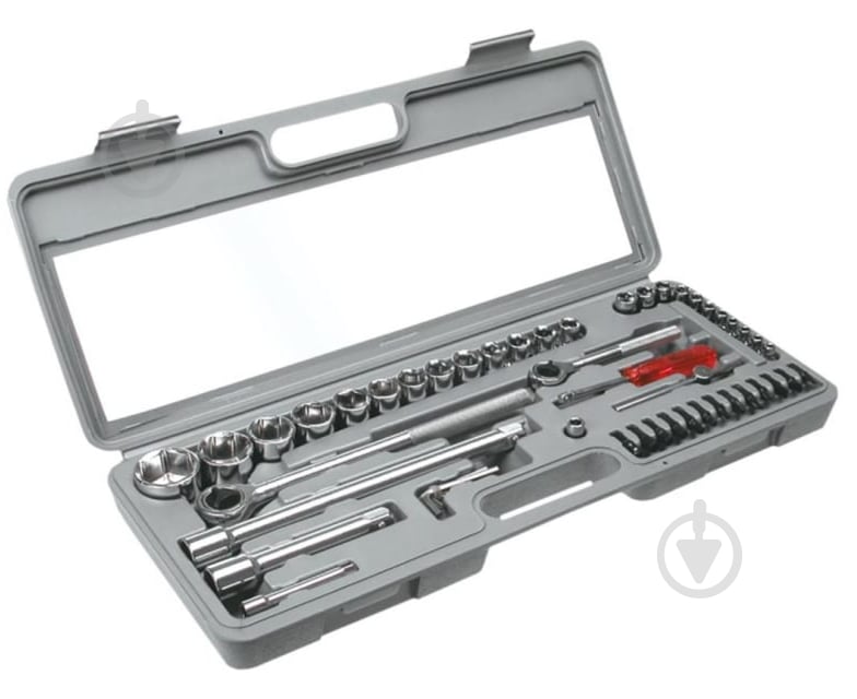 Набір головок Top Tools 1/4"(F)×3/8"(M) 52 шт. 38D270 - фото 1