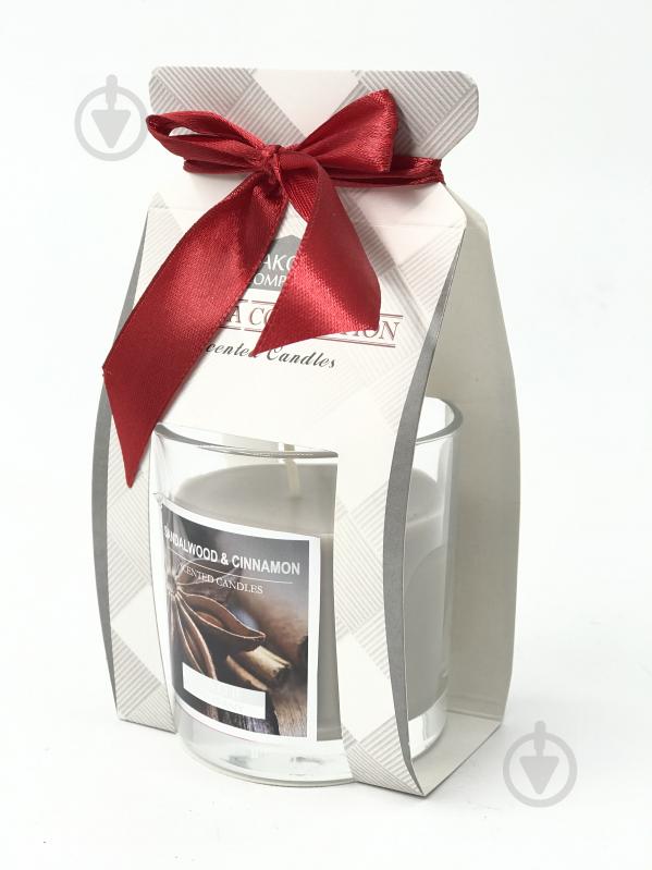 Свічка ароматична Pako-If Verona Collection, Сандалове дерево-Кориця 70*76 мм, 125 г арт.204 - фото 1