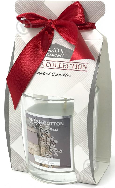 Свеча ароматическая Pako-If Verona Collection, Свежесть хлопка 70x76 мм, 125 г арт.206 - фото 1