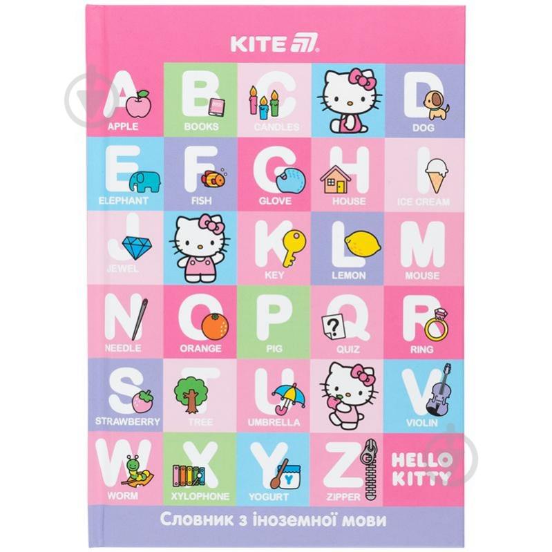 H e l l o ☻ˎˊ ᐉ Зошит-словник з іноземної мови 60 арк. Hello Kitty-1 KITE