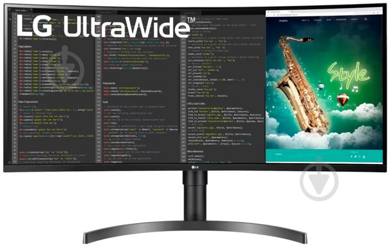 Монитор LG 35WN75C-B 35" (35WN75C-B) - фото 1 Монитор LG 35WN75C-B 35" (35WN75C-B) - фото 1