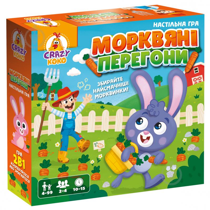 Игра настольная Vladi Toys Морковная гонка VT8055-33 - фото 1