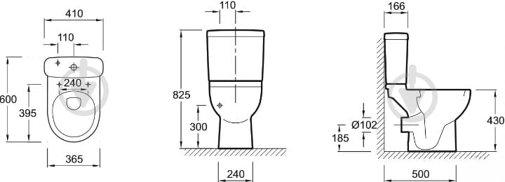 Унитаз-компакт Jacob Delafon Odeon Up 18557К-00 c Е4740-00 - фото 3 Унитаз-компакт Jacob Delafon Odeon Up 18557К-00 c Е4740-00 - фото 3