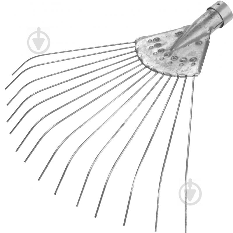 Грабли веерные Солнас 11340 проволочные без черенка - фото 1