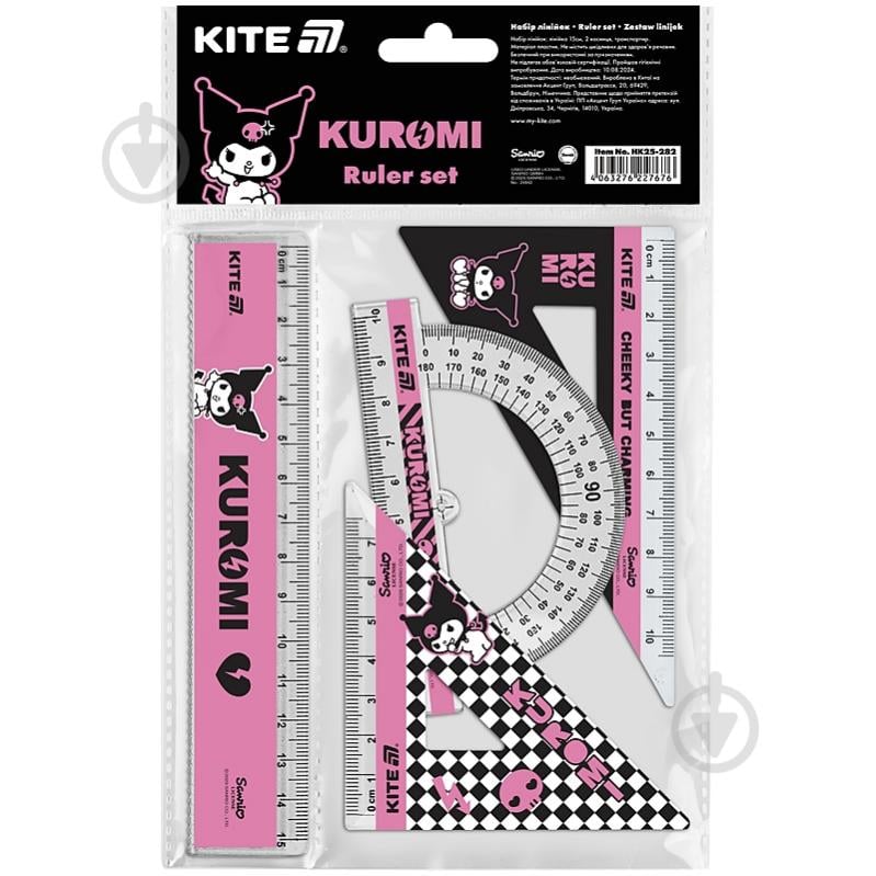 Набір лінійок Kuromi HK25-282 KITE - фото 1