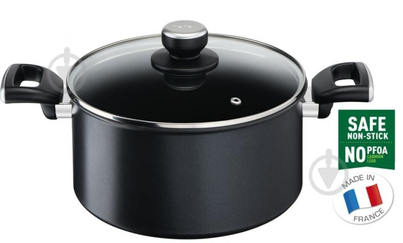 Каструля з кришкою 24 см Unlimited G2554672 Tefal - фото 3