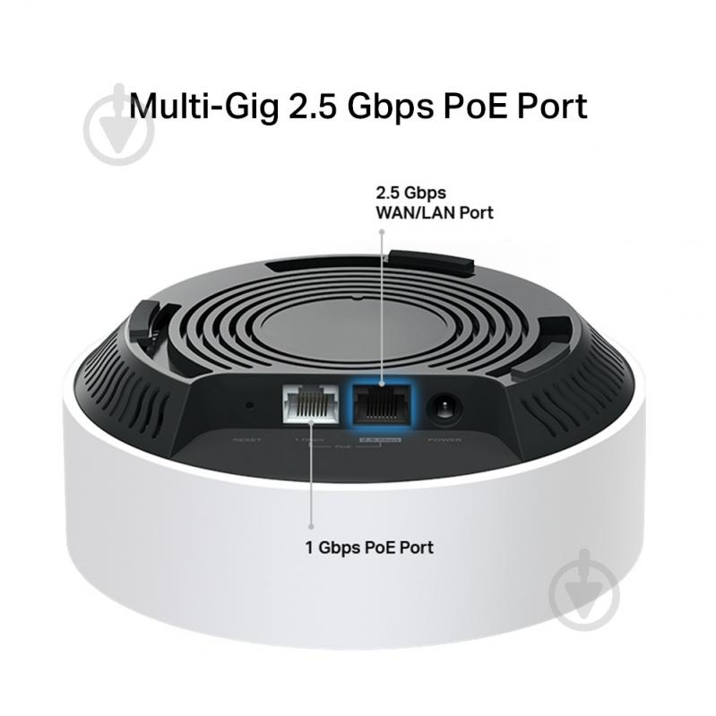 Маршрутизатор TP-Link DECO X50 PoE 3PK AX3000 1xGE LAN/WAN 1x2,5GE LAN/WAN MU-MIMO OFDMA MESH - фото 6 Маршрутизатор TP-Link DECO X50 PoE 3PK AX3000 1xGE LAN/WAN 1x2,5GE LAN/WAN MU-MIMO OFDMA MESH - фото 6