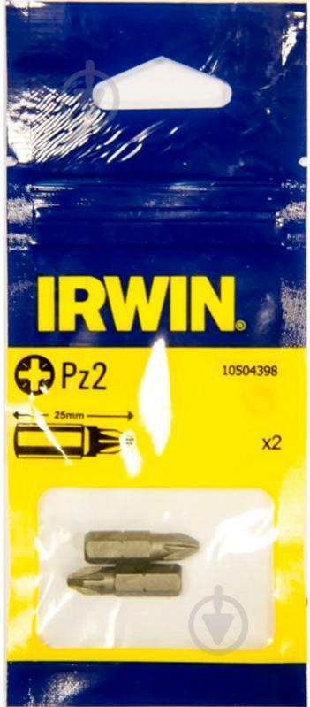 Бита Irwin Pozidriv INSERT BIT 1/4/25 мм. PZ 2 2 шт. 10504398 - фото 2