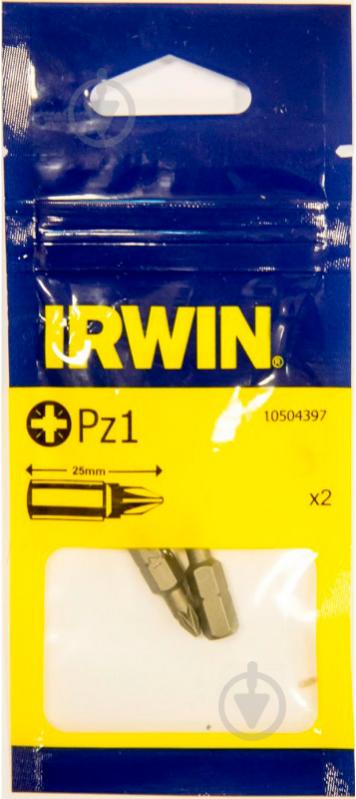 Біта Irwin Pozidriv INSERT BIT 1/4/25 мм. PZ 1 2 шт. 10504397 - фото 2